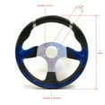 thumbnail image 2 of The ROP Shop 13" Blue Steering Wheel with 5/6 Hole Hub Adapter for E-Z-GO RXV, TXT Golf Cart, 2 of 9