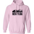 thumbnail image 2 of Inktastic New York Skyline Grunge Adult Hoodie Sweatshirt, 2 of 4