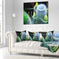 thumbnail image 2 of Designart World of Infinite Fractal Universe - Abstract Throw Pillow - 16x16, 2 of 4