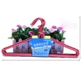 thumbnail image 1 of 10 unids/set percha de ropa Color aleatorio ligero ahorro de espacio hierro inmersión de plástico para uso diario 28cm/11 pulgadas engrosamiento para niños, 1 of 1