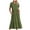 Dresses for Women-Army Green, variant on Brilliant Womens Clothes Dresses Women's Summer Dresses Casual Short Sleeve CrewNeck Dress Casual Maxi Beach Dress with Pockets Holiday Party/Green