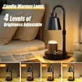 thumbnail image 5 of Fimilo Candle Warmer Lamp with Timer and Dimmer - Electric Candle Lamp Warmer with 2 Bulbs for Jar Candles - Present for Mom Mother's Day Christmas Home Decor, 5 of 9