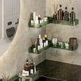 thumbnail image 1 of YAOMOBB Ventilated Shower Rack Corner Shower Shelf Rack Ventilated Bathroom Storage Tray with Drainage, 1 of 6