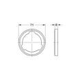 thumbnail image 2 of Grohe Rainshower 27180000 Spacer in Grohe Chrome, 2 of 2