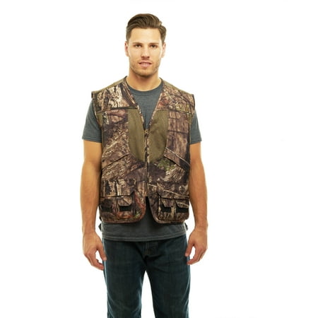 Mossy Oak Camo Mens Deluxe Front Loader Hunting Shooting Vest -Turkey-