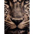 thumbnail image 4 of Men's Realistic 3D Leopard Print T-Shirt - Full Body Black and White Spotted Animal Texture, Short Sleeve Crew Neck Casual Summer T-Shirt, H-Fit, Machine Washable 3D Digital Design, 4 of 6