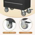 thumbnail image 5 of VEIKOUS 31"H 5-Drawer Rolling Tool Box Metal Tool Organizer with Wheels and Lockable door for Garage, Home, Shop, 5 of 8
