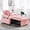 Pink, variant on Lecut Convertible Sleeper Sofa Bed, Modern Pull Out Sofa Bed w/Adjustable Backrest, 3 in 1 Velvet Sleeper Chair w/Cup Holders and USB Ports, Phone Holder and Pillows, for Bedroom, Living Room, Pink