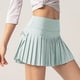 thumbnail image 2 of ¡Rebajas! Falda de tenis Prolriy para mujer, falda pantalón de cintura alta para correr, faldas plisadas deportivas con bolsillos, faldas tipo pantalón, faldas para mujer, azul claro, XXL, 2 of 4