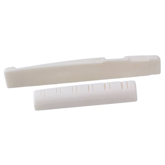 1 de tuercas de sillín talladas en blanco con ranuras para guitarra d shamjiam Tuerca de guitarra
