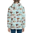 thumbnail image 6 of Sigee Cute Pug Dogs for Teenage Zip Up Hoodies Long Sleeve Sweatshirts-Medium, 6 of 6