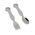 thumbnail image 1 of Juego de Tenedor Cuchara para bebé de 6 Piezas con Dibujos Animados Utensilios de Alimentación de Acero Inoxidable para Niños Pequeños con Estuche de Viaje ANGGREK Otros, 1 of 8