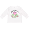thumbnail image 3 of Inktastic Grandpa's Girl Heart Flowers Girls Long Sleeve Toddler T-Shirt, 3 of 5