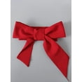 thumbnail image 4 of Qiylii Baby Girls Christmas Color Block Square Collar Fly Sleeve Bodysuit+Headband, 4 of 8