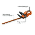 BLACK+DECKER 20V MAX* Lithium 22 inch Hedge Trimmer Battery and