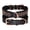 Black, variant on Pet Artist Retro Studded Leather Dog Collar Heavy Duty for Medium Large Dogs Rottweiler Pitbull German Shepherd Adjustable
