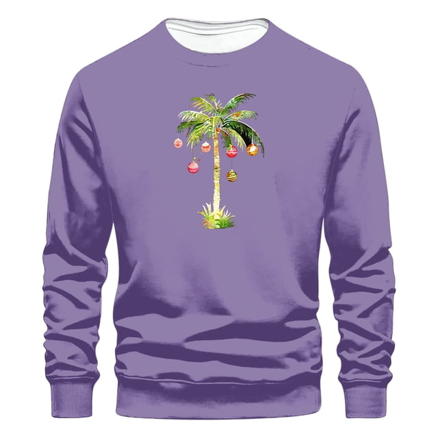 Sudaderas sin capucha para hombre, estilo casual, a la moda, con cuello redondo, estampado, de manga larga, blusas de manga larga y cuello redondo, blusas de poliéster para hombre