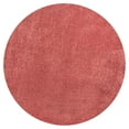 thumbnail image 3 of JONATHAN Y SUPERSOFT 8' Round Area Rug, Haze - Red, SEU100E-8R, 3 of 9