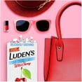 thumbnail image 2 of Luden's Deliciously Soothing Throat Drops | Sugar-Free | Wild Cherry Flavor | 25 Count Each | Pack of 4, 2 of 8