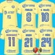thumbnail image 2 of 22 23 Camiseta De Fútbol CLUB América jersey Local Amarillo Hombre S-XXL, 2 of 4