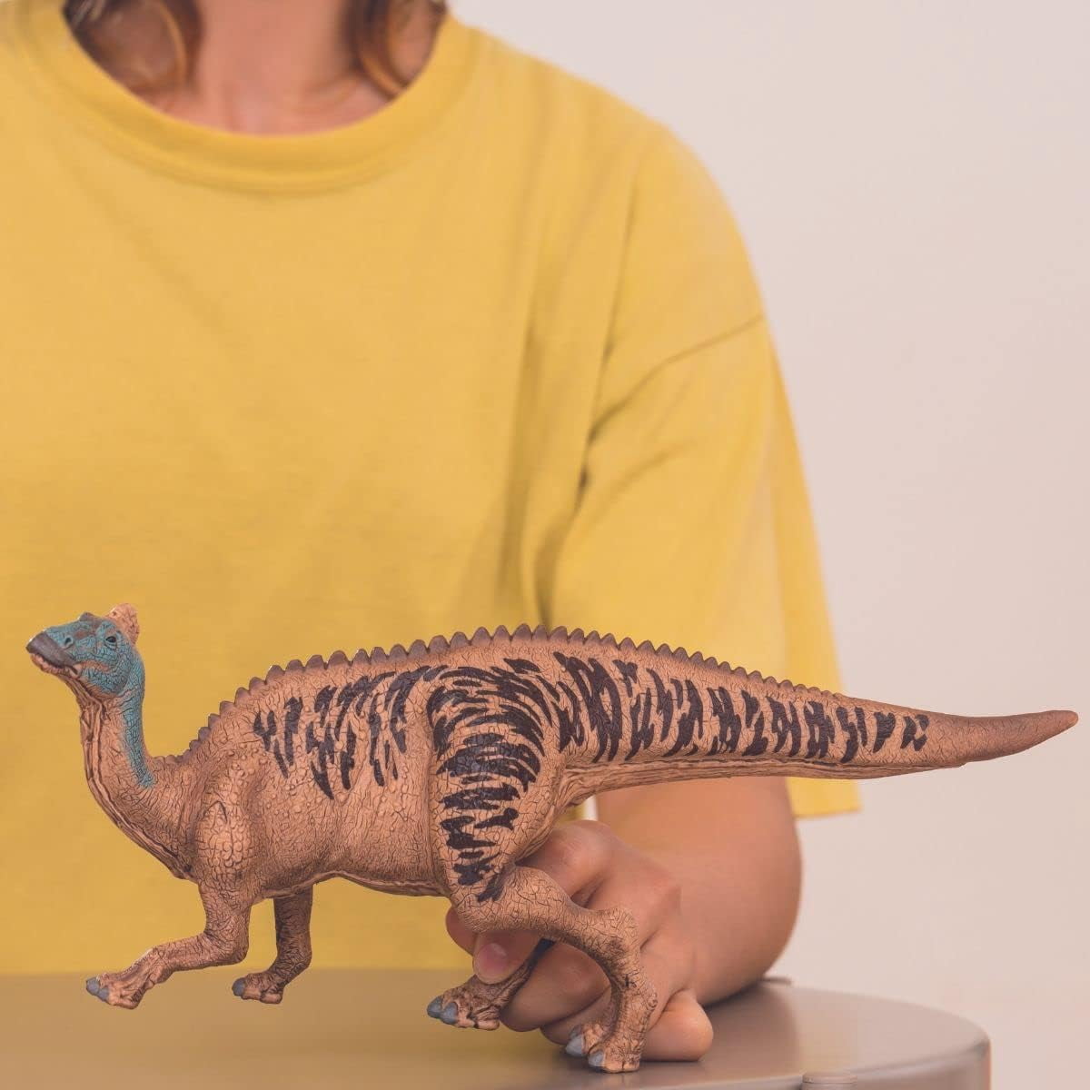 Schleich Dinosaurs - Realistic Edmontosaurus Dino Figurine - Dinosaur Toys for Kids Age 4+
