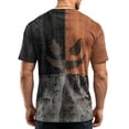 thumbnail image 6 of Mens Halloween Shirts Pumpkin Witch Hat Graphic Crew Neck Vintage Tees Skeleton Print Short Sleeve Fall Cute Costumes S, 6 of 6