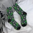 thumbnail image 5 of KLL Dinosaur and Bone Print Cool Socks Men's Women's Crew Socks Funny Crazy Novelty Stockings, 5 of 6