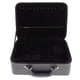 thumbnail image 1 of Caja organizadora para exhibición de joyas de material cuero PU portátil, soporte de almacenamiento para anillos con cremallera, 31x22,5x11,2 cm Negro Fernando Almacenaje del organizador de la joyería, 1 of 8