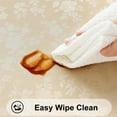 thumbnail image 3 of Rectangle Table Cloth, Waterproof Heavy Duty Vinyl Tablecloths, Wipeable Washable Table Cover for Kitchen and Dining Room (Beige, 60" X 84"), 3 of 8