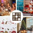 thumbnail image 4 of Christmas JoyMoreHome 9Pcs Clear Christmas Balls Ornaments for Xmas Tree,3.14" Shatterproof Foam Christmas Tree Decorations Hanging Balls for Christmas Tree Holiday Party Supplies, 4 of 6