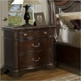 thumbnail image 2 of Bowery Hill Solid Wood 3-Drawer Nightstand in Rich Cherry, 2 of 3