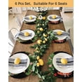 thumbnail image 4 of 15 Inch Round Placemats Set of 4, Black Gnomes Christmas Non Slip Heat Insulation PP Table Mats, Xmas Tree Balls Snowflake Washable Place Mats for Kitchen Dining Party Table Decor, 4 of 7