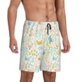 thumbnail image 2 of Balery Funny Chicken Pantalones cortos de pijama de punto de algodón para hombre con cinturilla y bolsillos-XX-Large, 2 of 6