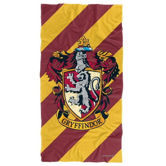 Harry Potter Gryffindor Crest Officially Licensed Beach Towel 30' X 60'