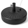 thumbnail image 5 of Costway Base de Sombrilla Rellenable con Agua y Arena, Base Redonda de 50 cm para Soporte de Poste de Sombrilla, Apta para Exteriores, Césped, Jardín, para Postes de Sombrilla de 38 y 48 mm, 5 of 5
