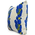 thumbnail image 2 of Simply Daisy's Sunset Tulip Stripe 18 inch Red Decorative Floral Throw Pillow, 2 of 2