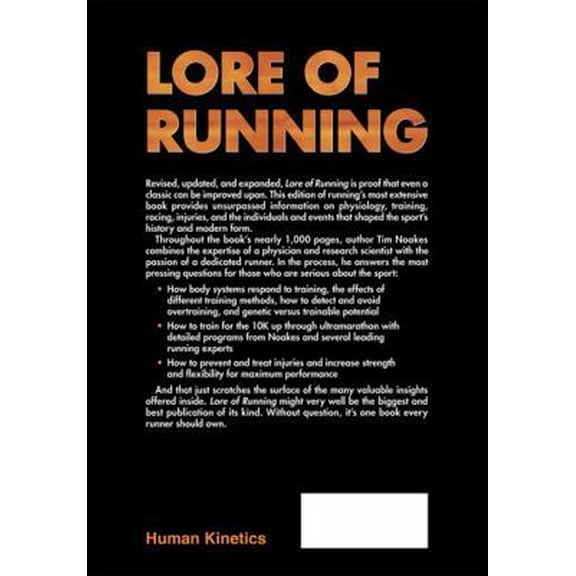 Pre-Owned Lore of Running (Paperback) 0873229592 9780873229593