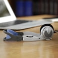 thumbnail image 5 of Koss KTXPro1 Titanium Auriculares On-Ear Portátiles, Control de Volumen, Diseño Ultraligero, Plata Negro y Azul, 5 of 5