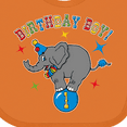 thumbnail image 4 of Inktastic Circus Elephant 1st Birthday Boy Boys Baby Bib, 4 of 4