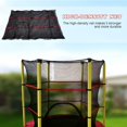 thumbnail image 2 of SGACAI Mini trampolín de salto de 55 pulgadas con red protectora de seguridad, tamaño A4 γ^ : ⭐■, 2 of 6