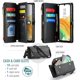 thumbnail image 2 of funda billetera para Samsung Galaxy A33 con Protección RFID, Ranuras para tarjetas, Pata de Cabra, Correa Desmontable-Funda para teléfono tipo Bandolera con tapa de Cuero PU a prueba, 2 of 9