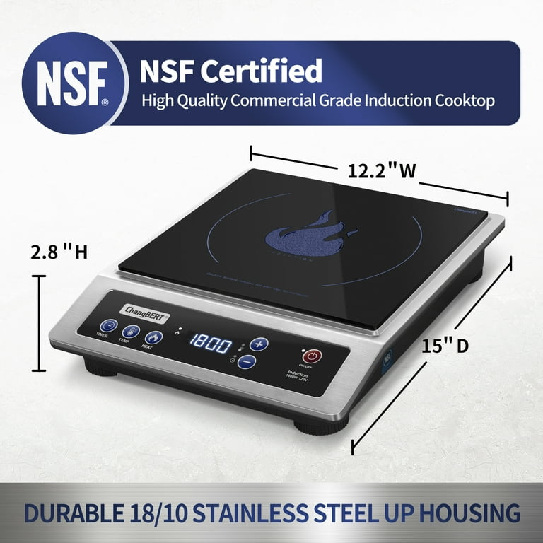 ChangBERT Induction Cooktop Portable Burner, 1800W photo 4