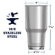 thumbnail image 2 of Vaso YETI Rambler, 887 ml, colores retirados, acero inoxidable, 2 of 6