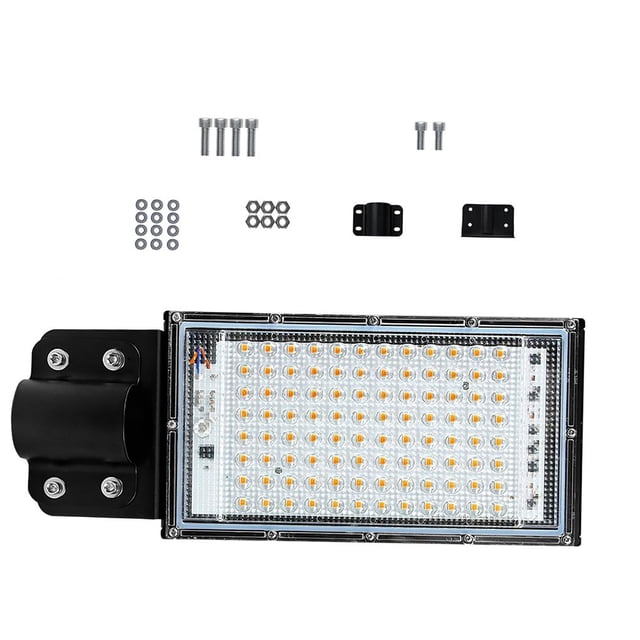 Bearachild Luces de calle LED Luces de calle IP65 120 grados Reflector LED Lámparas de estacionamiento brillantes Lámpara de calle de 100W para calle de Iluminación y accesorios No.1 Bearachild HA027494-01