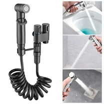 Bathroom Products,Bathroom Fresh Wall Mounted Faucet Spray Set Langgi Toilet Companion 1 In 2 Out Control Handheld Bidet Sprayer For Toilet Hand Held Bidet Sprayer For Toilet