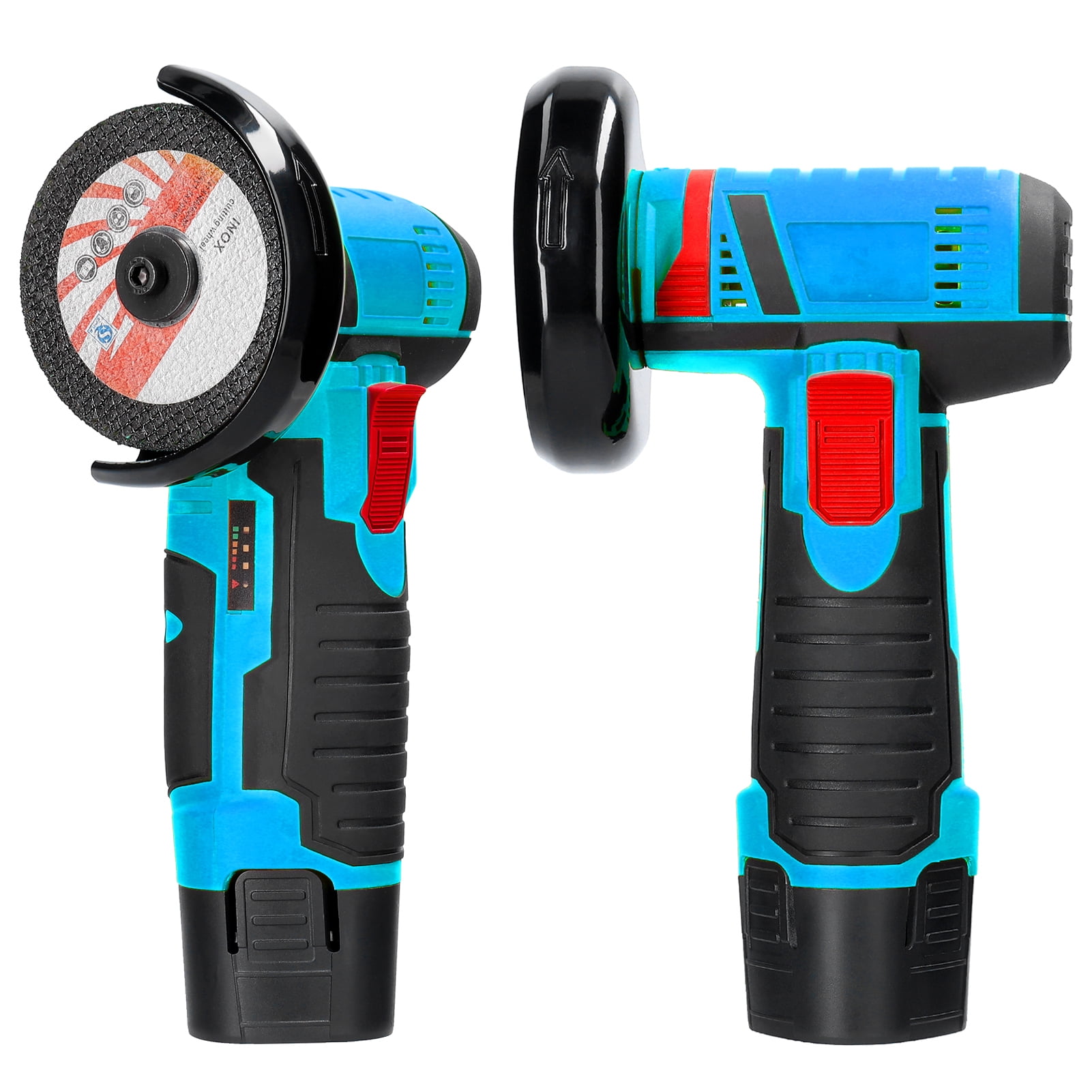 Electric Angle Grinder Angle 19500rpm Electric Grinding Machine Handheld Multifunctional Angle Grinder for Cutting Polishing Ceramic Tile Wood Stone Steel
