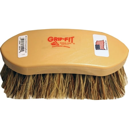 Union Fiber Brush - Decker Mfg Company-Pride #96 Medium Stiff Natural Union Fiber Brush- Brown