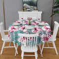 thumbnail image 2 of Pioneer Flower Floral Print Pattern Round Tablecloth 60"x60",Wrinkle Wipeable Table Cloth for Kitchen Dining Room Picnic Patio Party, 2 of 6