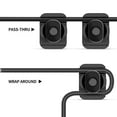 thumbnail image 3 of ZOEKIM Metal Pressure Switch Cable Guides for M-LOK System, Flashlight Laser Wire Management Clips (4Pack), 3 of 6