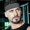 thumbnail image 1 of Banda para La Cabeza onlyliua Gris Oscuro Deportiva Yoga Fitness Absorbente de Sudor, 1 of 7